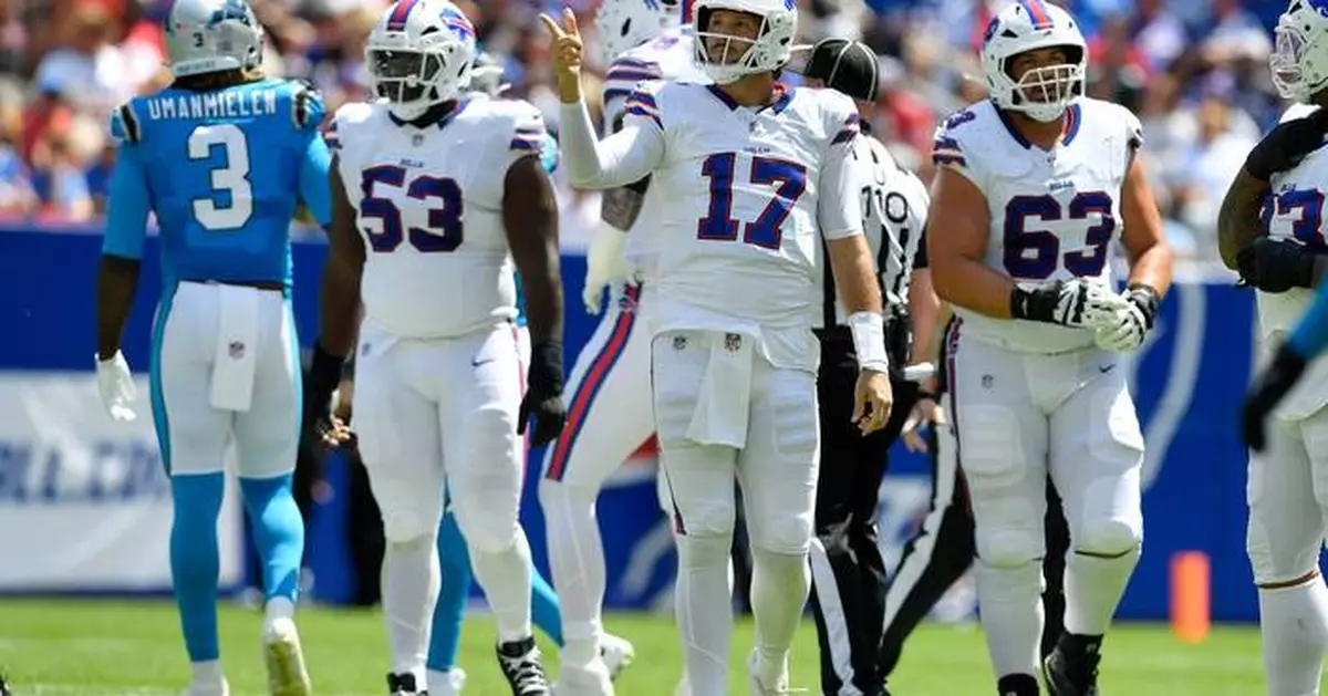 Josh Allen gets comfortable in Bills' new stadium with TD pass in 29-14 preseason win over Panthers