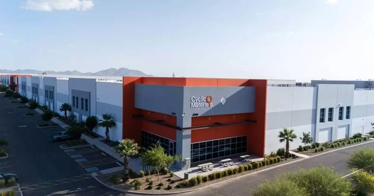 Cyclic Materials Announces USD $75 Million Strategic Growth Financing to Scale U.S. Rare Earth Production