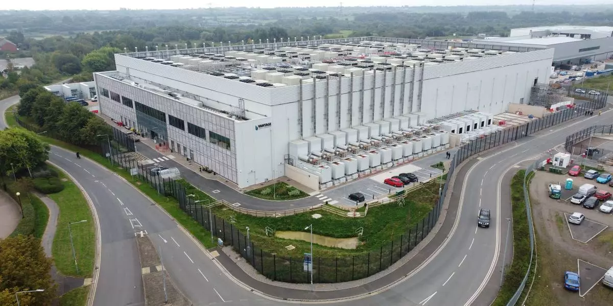 CWL13 data center at Vantage’s Newport, Wales, campus.
