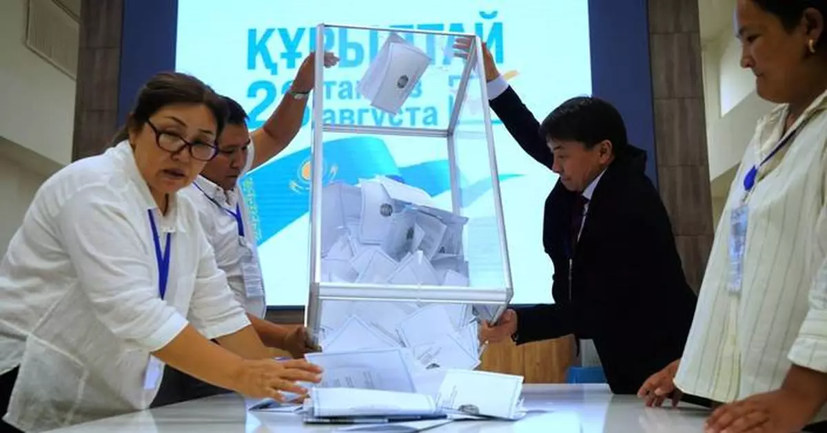 Kazakhstan's pro-government party wins parliamentary election, boosting president's grip on power