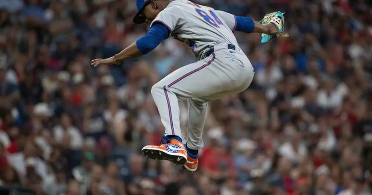Mets rookie Jefry Yan has viral high-flying celebration after striking out his 1st MLB batter