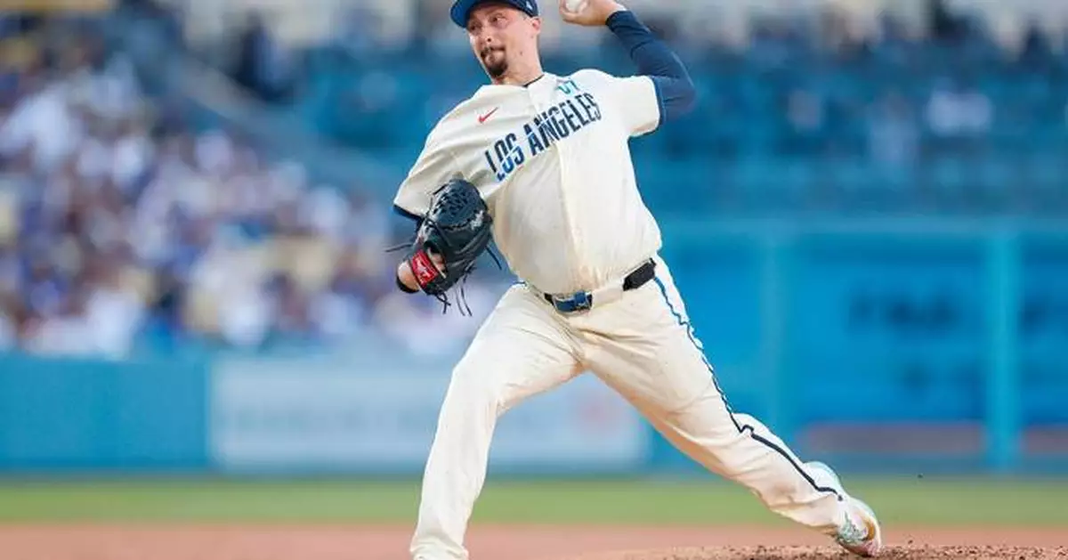 Blake Snell fans 10 in 6 innings in return for the Dodgers after a 3-month elbow injury layoff