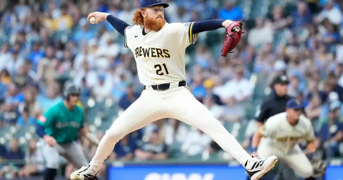 Brewers starter Dustin May hit by line drive and leaves game after 1 pitch against Mets