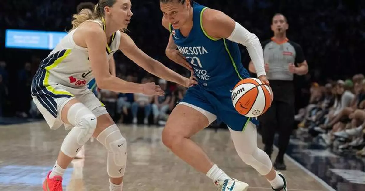 McBride hits WNBA-record 10 3-pointer, scores 43 as Lynx beat Wings 103-90
