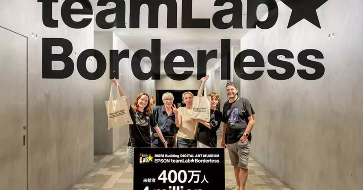 teamLab Borderless in Tokyo Welcomes Over 4 Million Visitors from more than 185 Countries