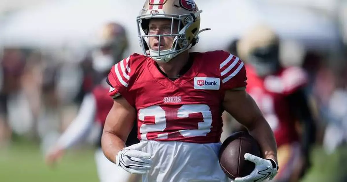 McCaffrey sits out practice with 'tightness' as the 49ers manage his workload