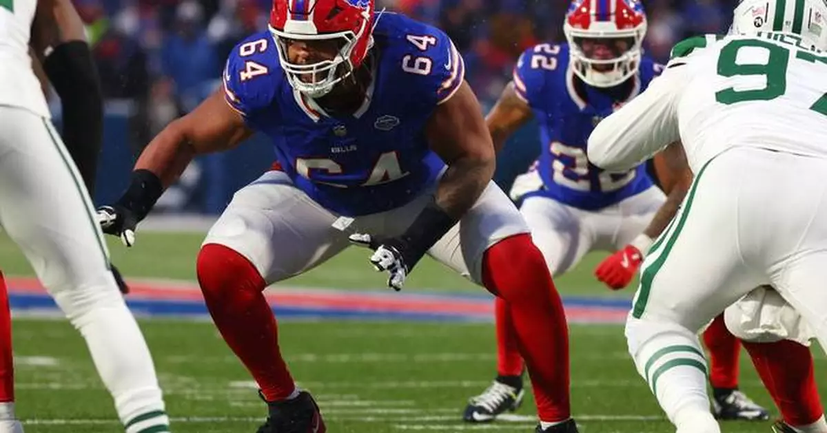 Bills agree to sign right guard Torrence to 4-year extension with $46M guaranteed, AP source says