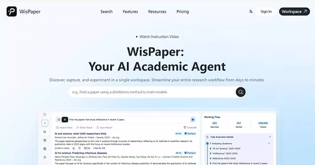 AI Can Write Research Papers. But Can Researchers Trust the Citations? Wispaper Says That's the Next Challenge for Academic AI
