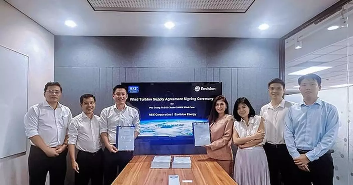 Envision Energy Secures Its Largest 200 MW Nearshore Wind Project in Vietnam with REE Energy, Strengthening Future Energy System Across Southeast Asia