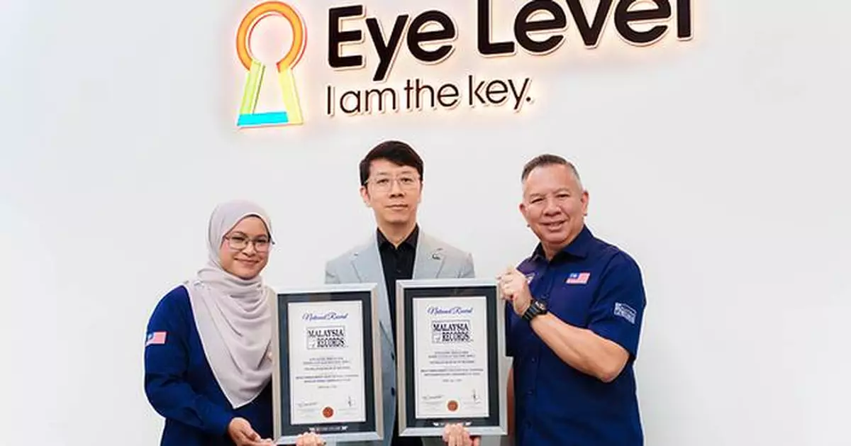 Eye Level Malaysia Achieves Double Recognition in the Malaysia Book of Records