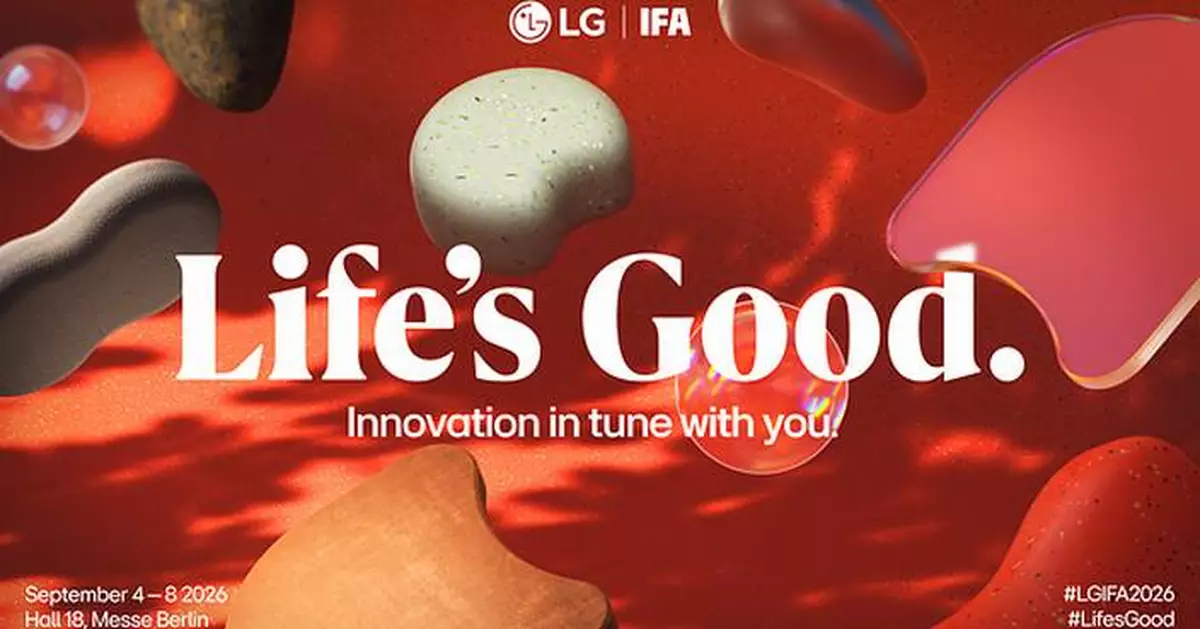 LG ELECTRONICS INVITES THE WORLD TO EXPERIENCE "INNOVATION IN TUNE WITH YOU" AT IFA 2026