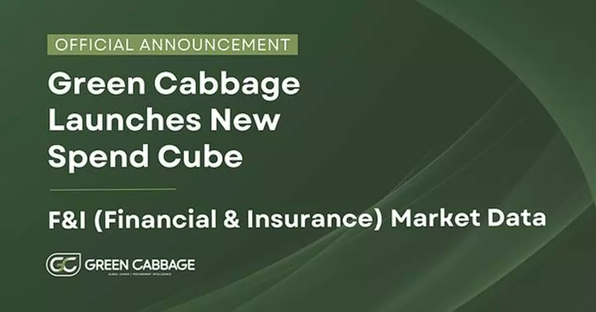Green Cabbage Announces the Launch of the F&amp;I (Finance &amp; Insurance) Market Data Spend Cube