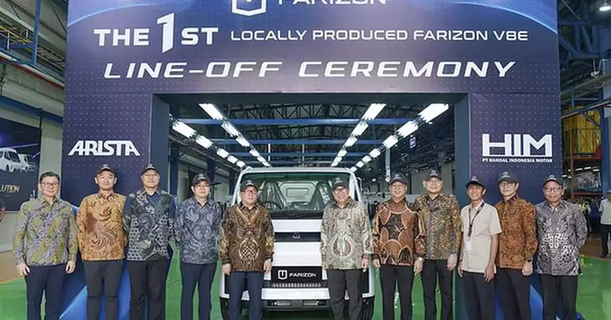 Farizon's First Overseas KD Factory Opens in Indonesia, First Local-Assembled V8E Rolls Off Line