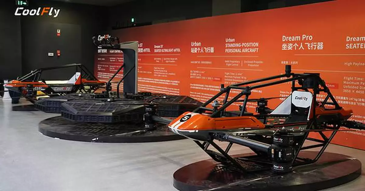 CoolFly Launches Urban Standing-Position Personal Aircraft