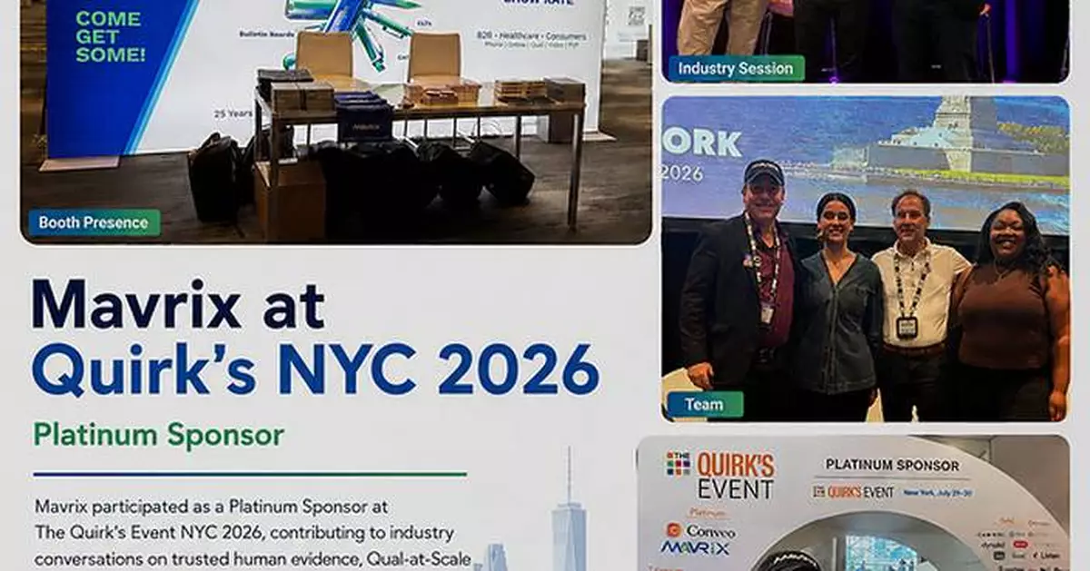 Mavrix Makes the Case for Trusted Human Evidence in the AI Era at Quirk's New York