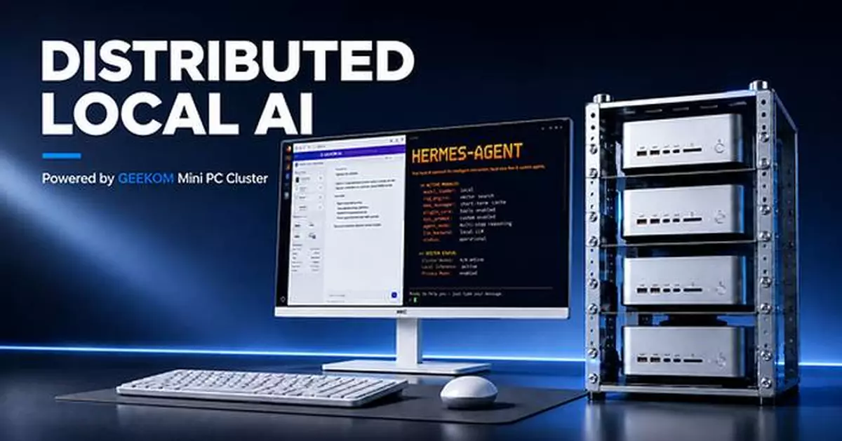 GEEKOM Pushes the Boundaries of Mini PC Innovation with Four-Node A9 Mega AI Cluster