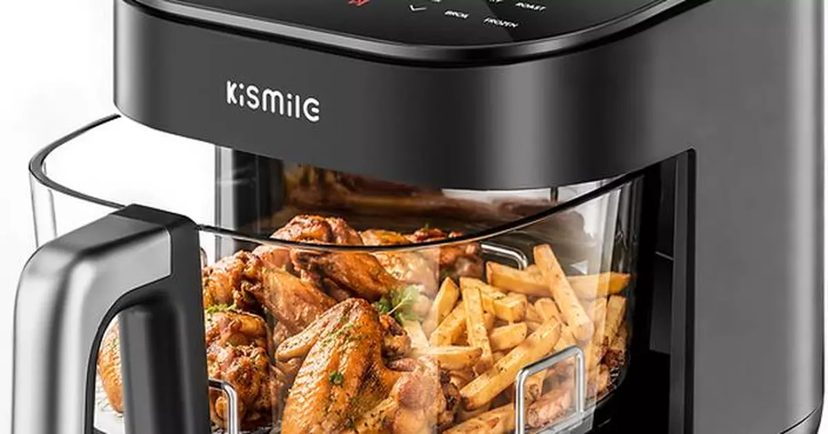 Kismile Launches the AeroLucen™ Glass Air Fryer, Combining Faster Cooking with a See-Through Cooking Experience
