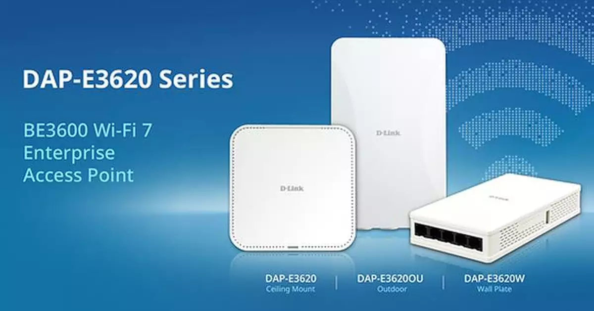 D-Link Expands DAP-E3620 Series BE3600 Wi-Fi 7 Enterprise Access Point