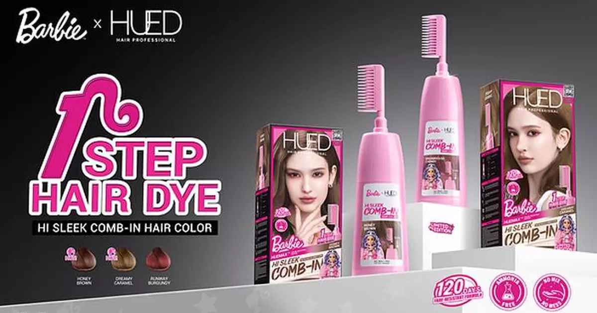 HUE in Pink: HUED Hair Professional × Barbie™ Unveil a Limited-Edition Hair Color Collection Celebrating Unapologetic Hair Energy
