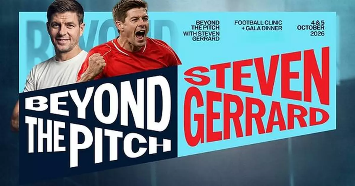 STEVEN GERRARD HEADLINES 'BEYOND THE PITCH' AT RESORTS WORLD SENTOSA SINGAPORE THIS OCTOBER