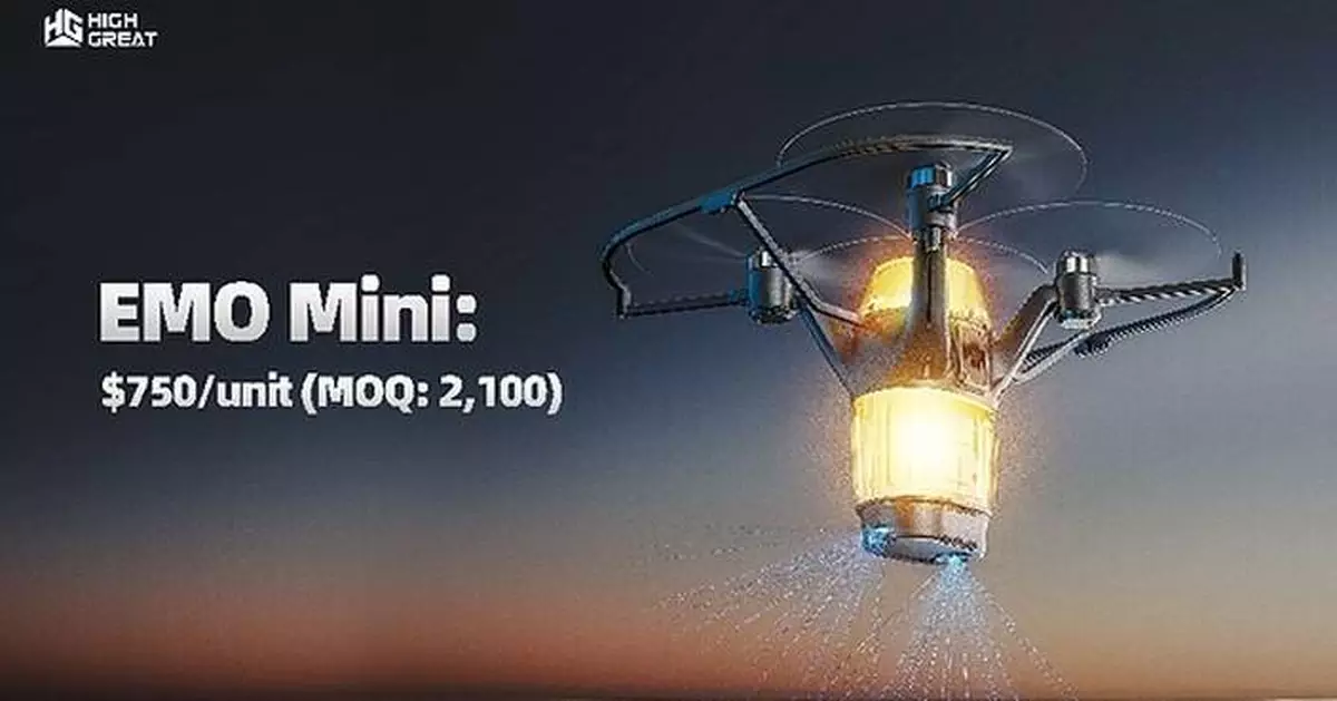 High Great Innovation Releases the EMO Mini, the Lightest Outdoor Formation Drone in Its Class