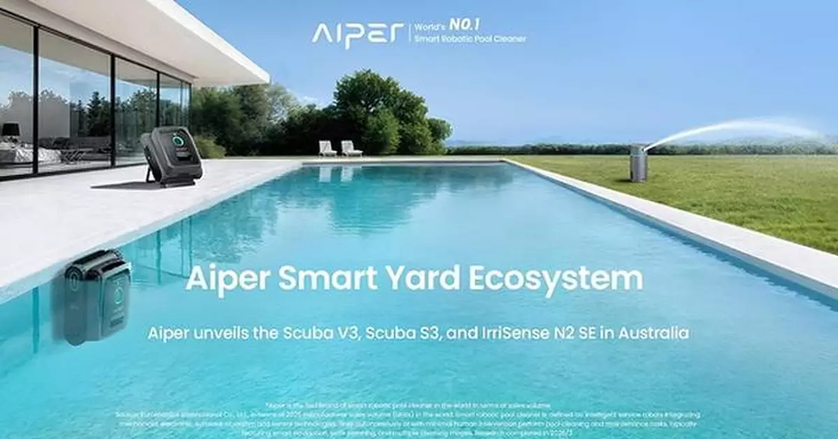 Aiper unveils next-generation smart outdoor care solutions, expanding the Aiper Smart Yard Ecosystem