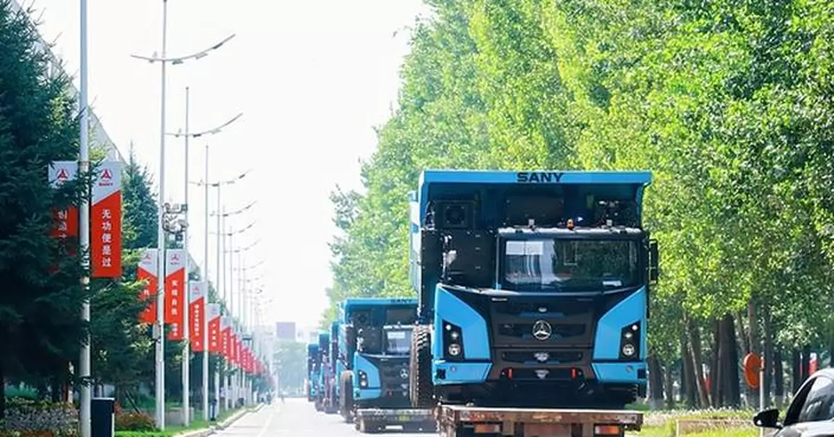 SANY Ships Its First Autonomous Mining Trucks to South America