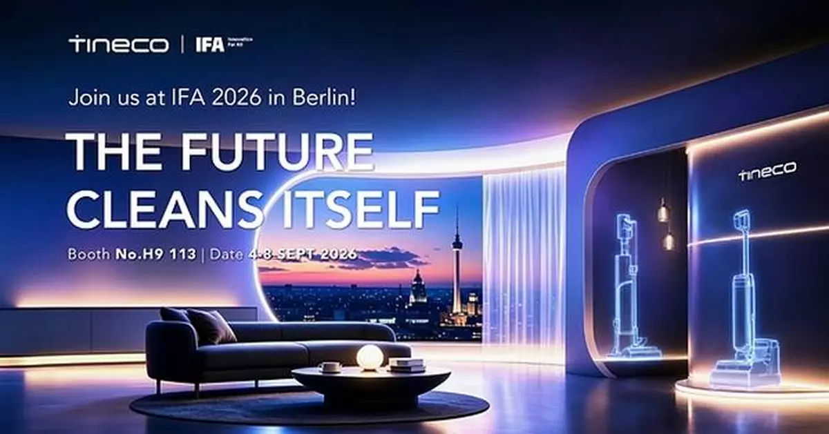 Tineco Brings Next-Generation Floor Care Innovations at IFA 2026