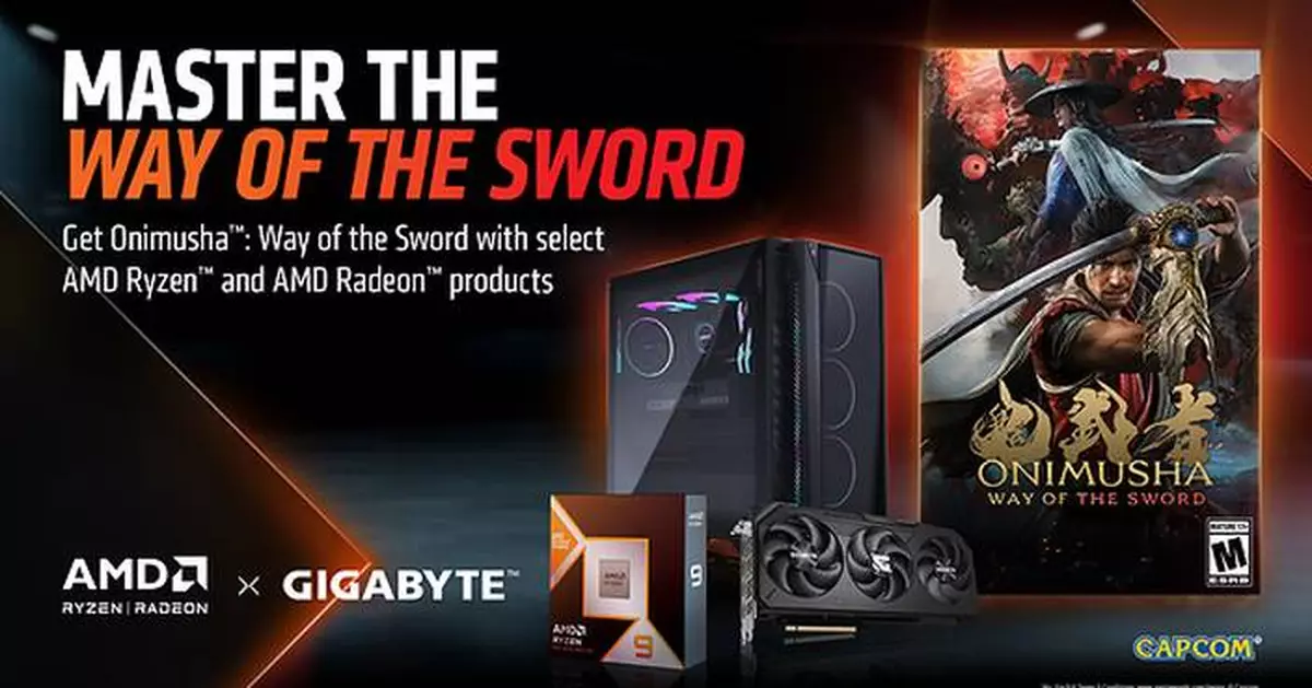 GIGABYTE Partners with AMD to Bring Onimusha: Way of the Sword Game Bundle to Gamers