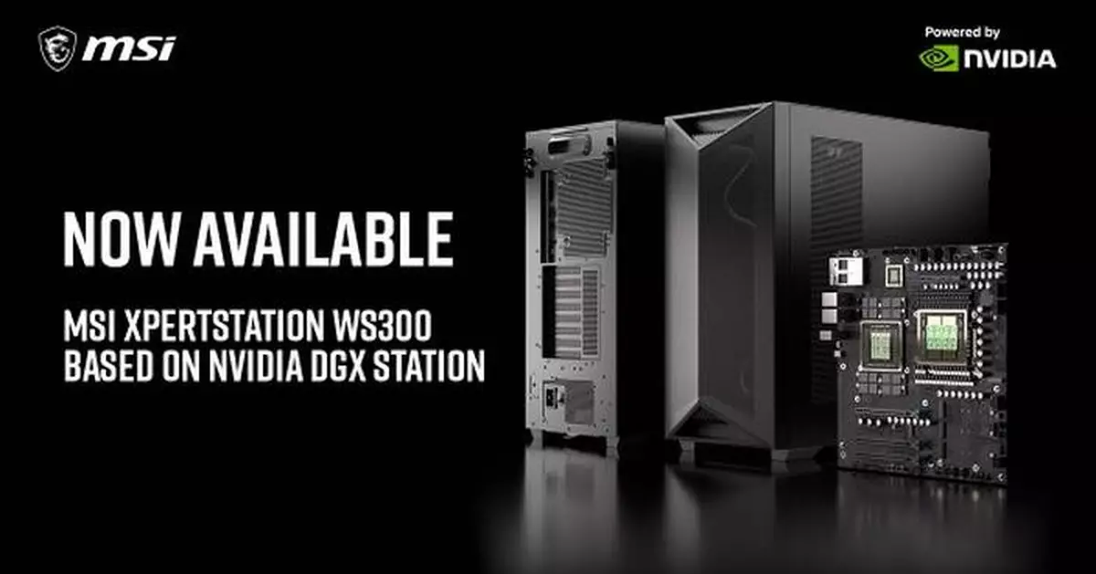 MSI XpertStation WS300 Based on NVIDIA DGX Station Now Available