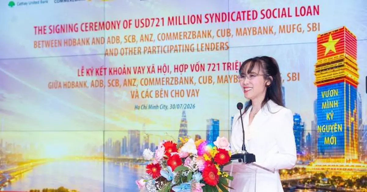 HDBank secures record international syndicated social loan in Vietnam