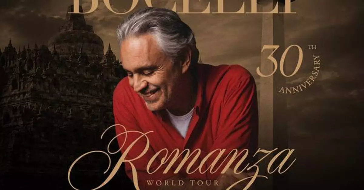 Andrea Bocelli Celebrates 30 Years Anniversary Tour of Romanza with Two Spectacular Concerts in Indonesia