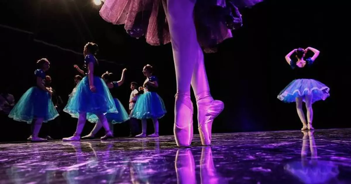 Photos show Baghdad Ballet Academy students taking the stage at Baghdad's Al-Sinbad Theater