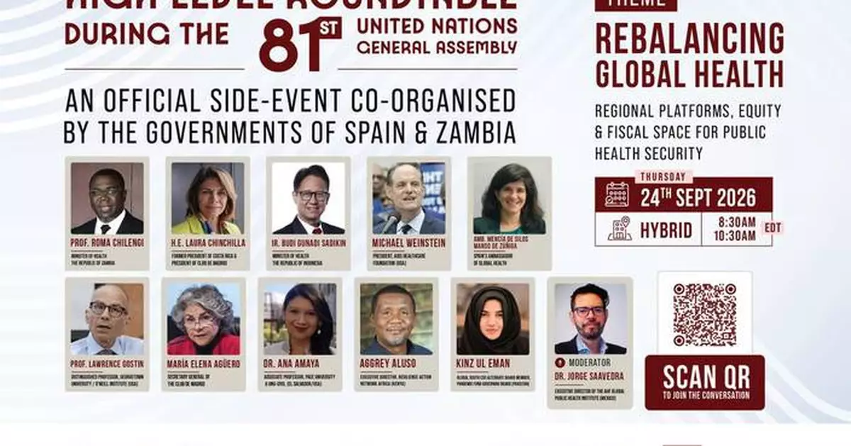 Club de Madrid and AHF Global Public Health Institute Co-Host High-Level Roundtable on Rebalancing Global Health