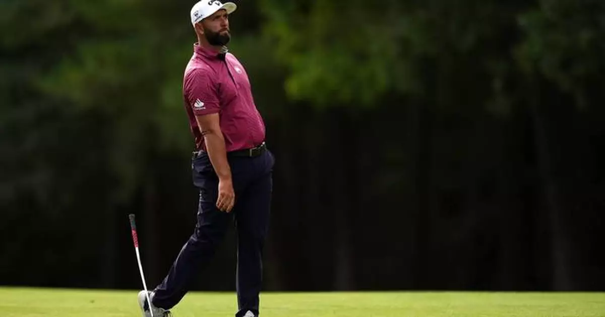 Gerard leads by 2 at Wentworth after big finish as Rahm, Reed and Fleetwood miss cut