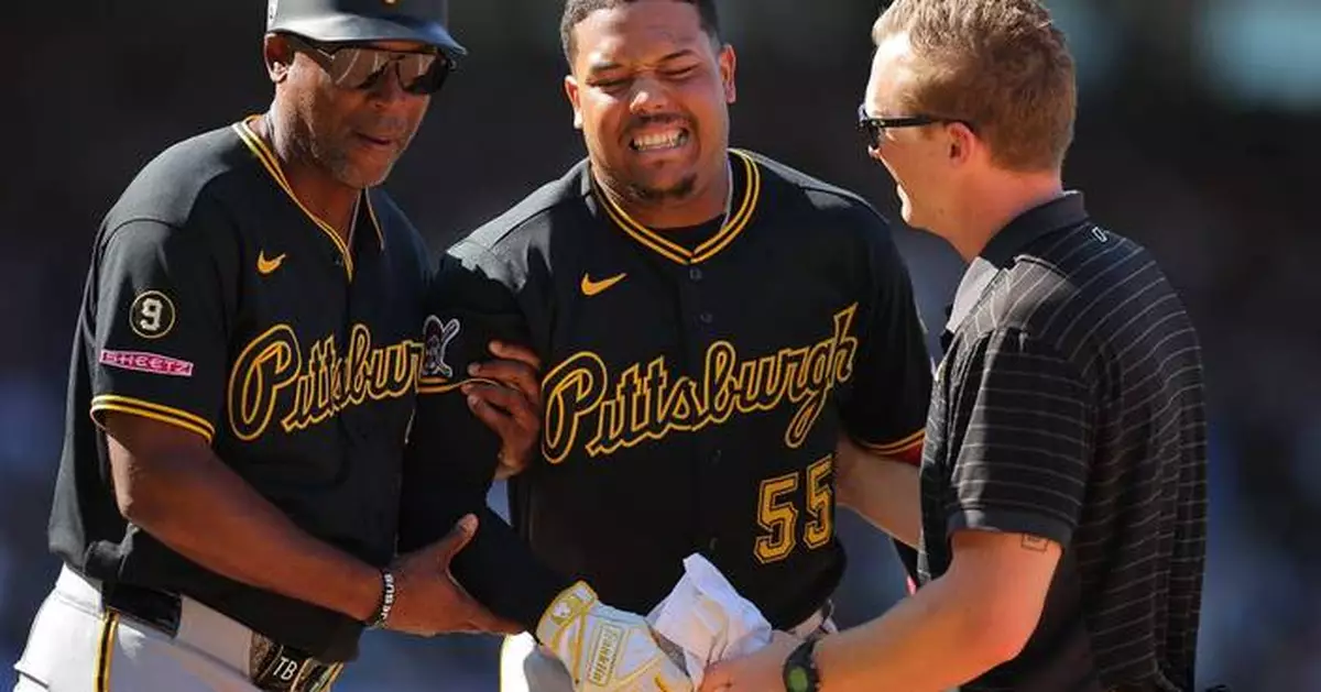 Pirates place rookie outfielder Esmerlyn Valdez on injured list with  a left hamstring injury
