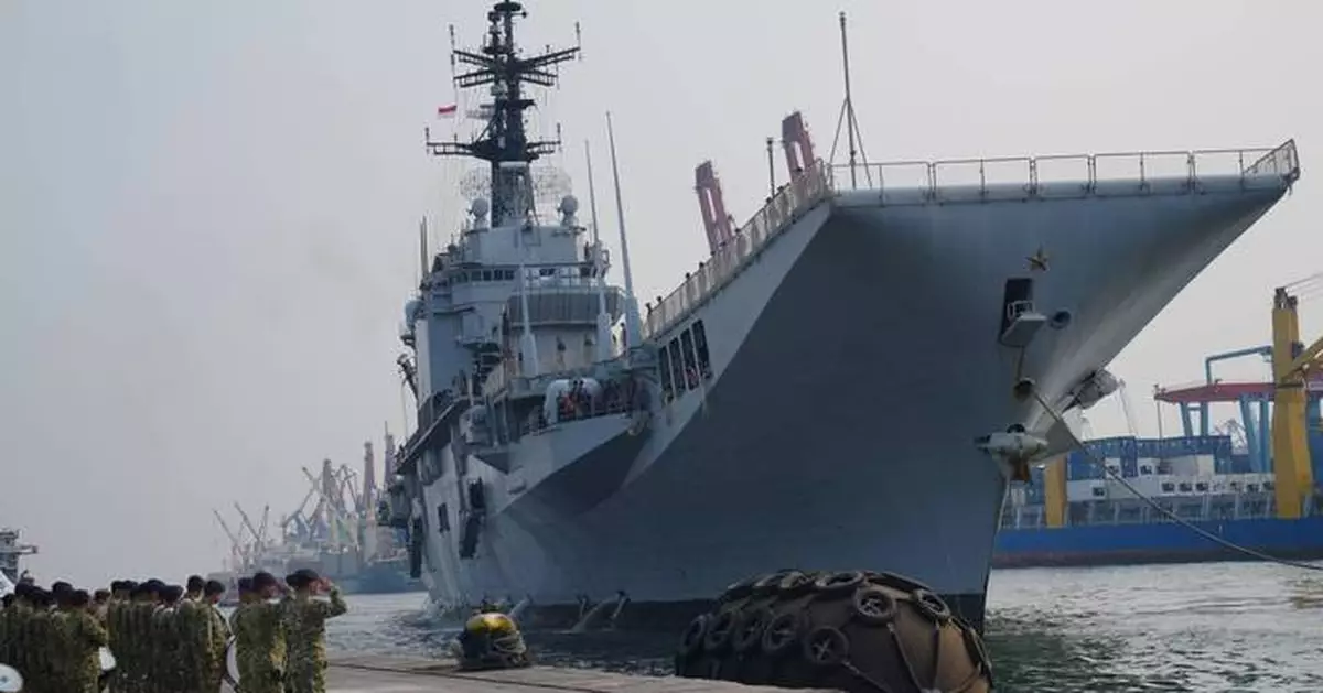 Indonesia reflags a former Italian warship as its first aircraft carrier