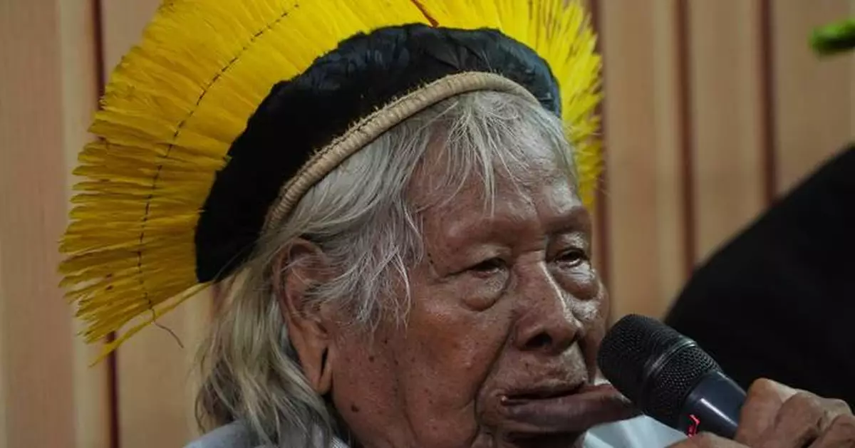 Indigenous leader Raoni receives palliative care in Brazil after cancer diagnosis