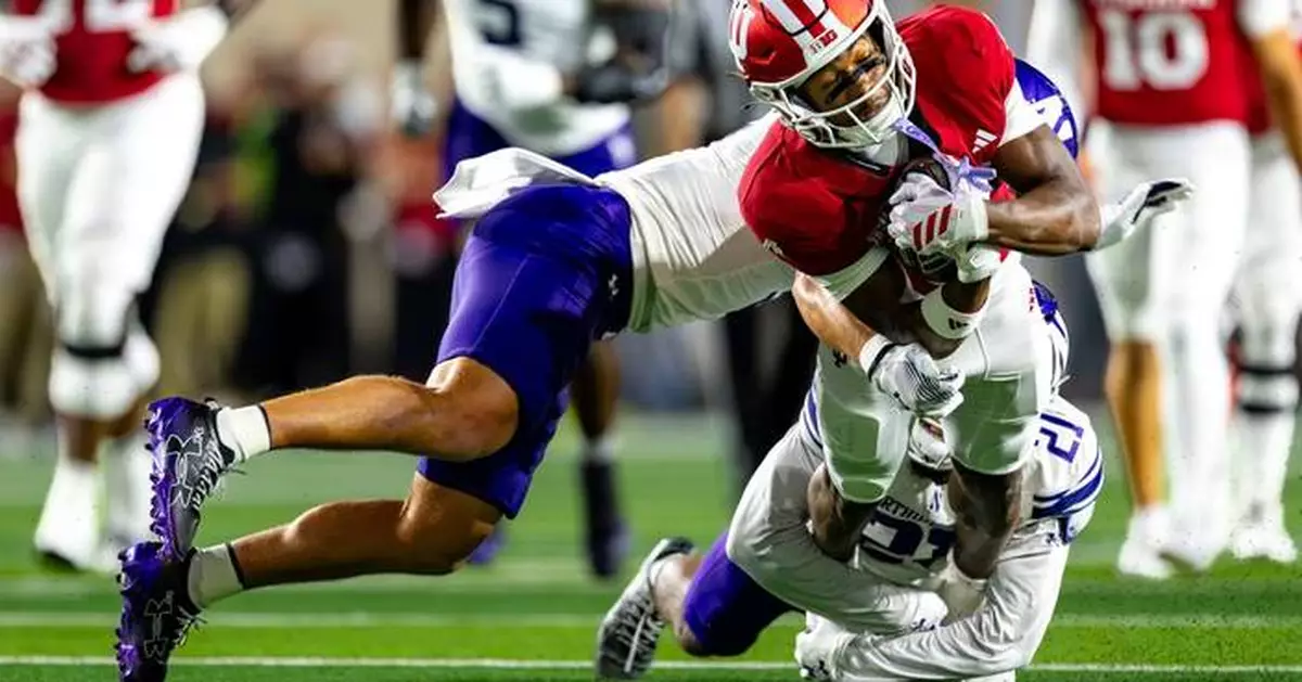 Lee Beebe Jr. rushes for 203 yards and No. 4 Indiana holds off surprising Northwestern 29-23