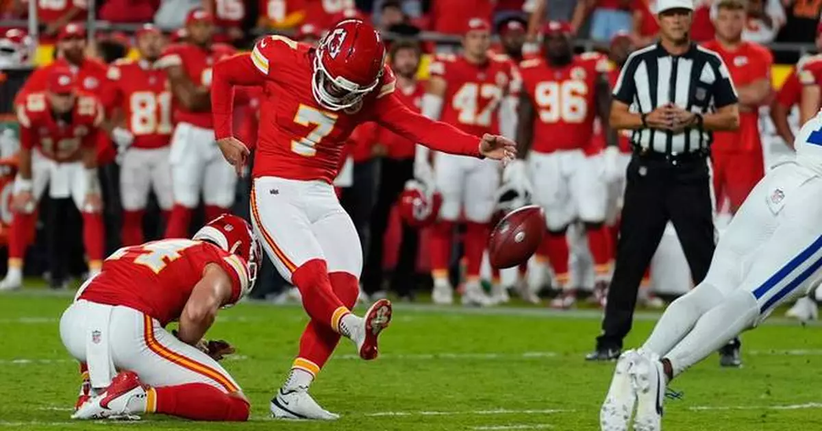 Mahomes and Walker shine, Butker hits winning 40-yarder as Chiefs beat Colts 33-30 in OT