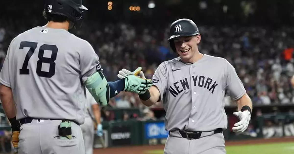 Ben Rice hits 39th homer, Cole becomes winningest No. 1 draft pick as Yanks cruise past D-backs 9-2