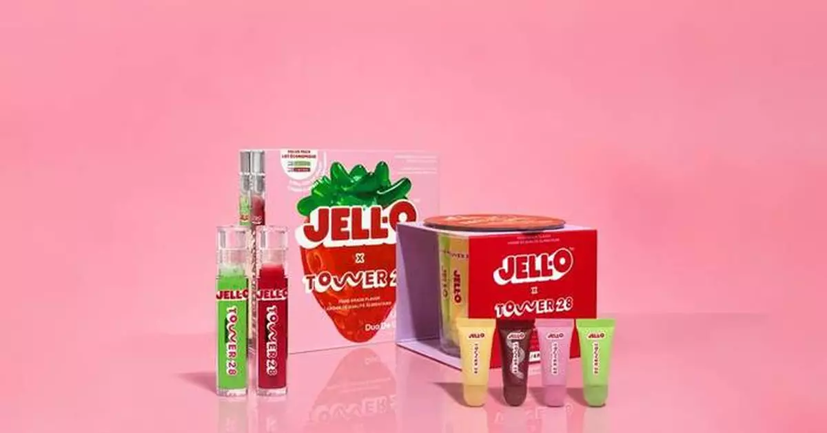 JELL-O and Tower 28 Team Up to Launch the Limited Edition Lip Collection You’ve Been Craving