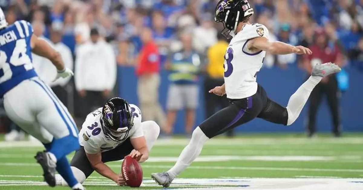 Ravens drop K Jake Moody from the practice squad after Tyler Loop's solid performance in the opener