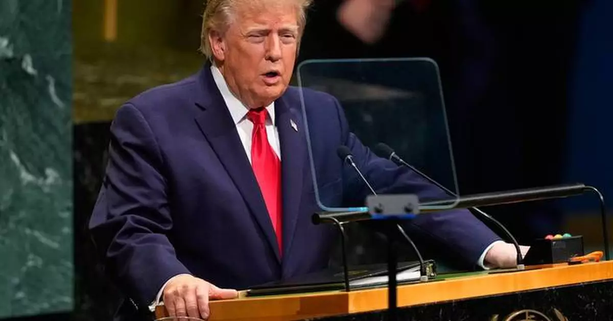 FACT FOCUS: Trump made multiple false and misleading claim in front of the UN General Assembly