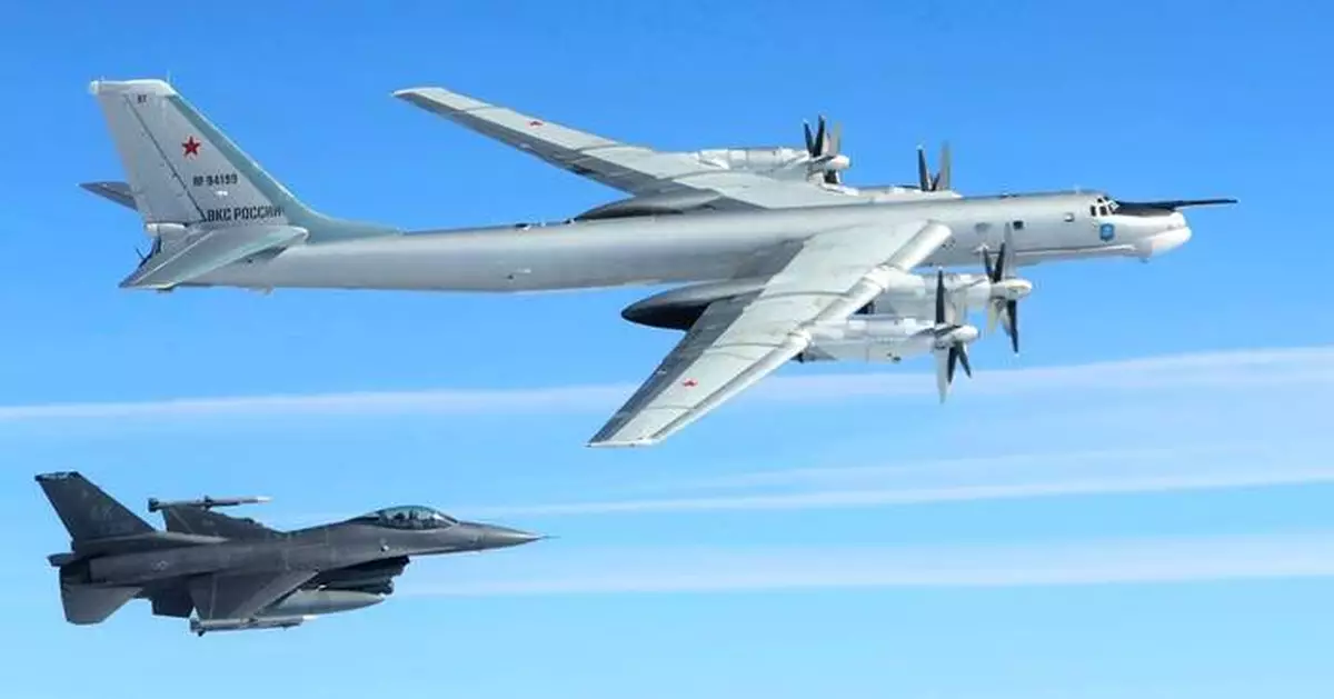 A Russian long-range bomber crashes during training, killing 6 crew members