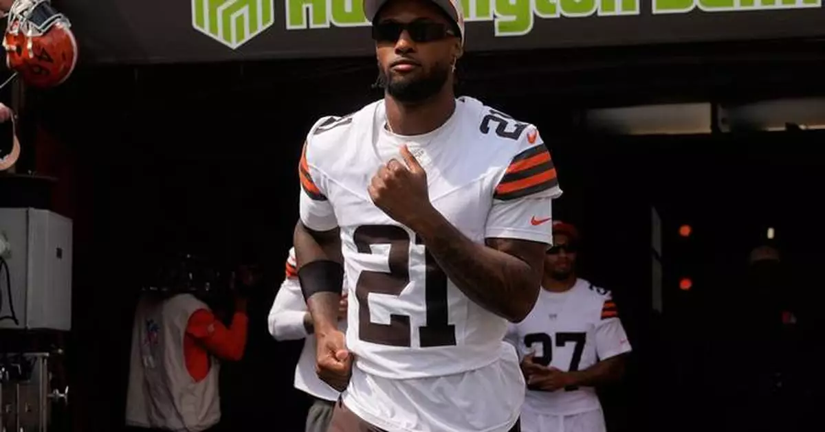 Browns CB Denzel Ward joins Travis Kelce as minority investor in Cleveland Guardians