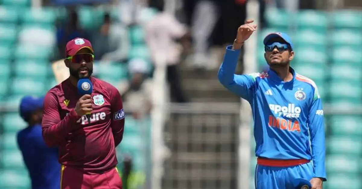 India wins toss and opts to bowl in first ODI against West Indies