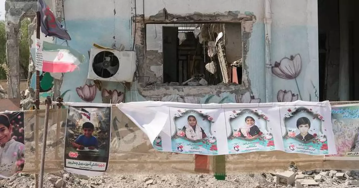 The Iranian school struck in the war's earliest attacks is now a memorial for children