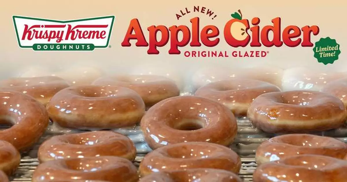 KRISPY KREME® Sweetens Season with NEW Apple Cider Original Glazed® Doughnut and Fall &amp; Football Dozen