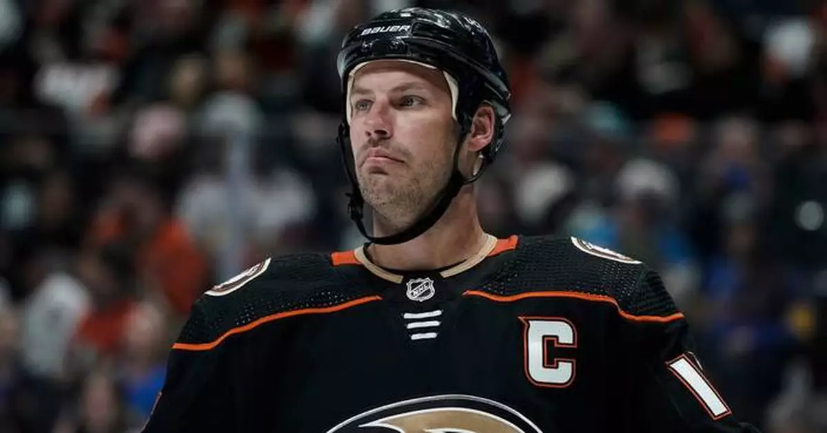 Anaheim Ducks to retire number of longtime captain Ryan Getzlaf on Jan. 30